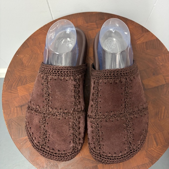 The Sak Bolinas Women's Brown Suede Clogs Size 9 - Picture 2 of 9